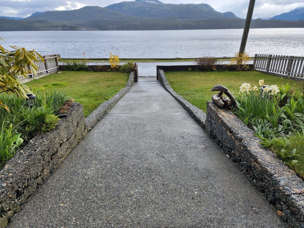 Pressure Washed Driveway