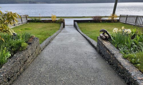 Pressure Washed Driveway