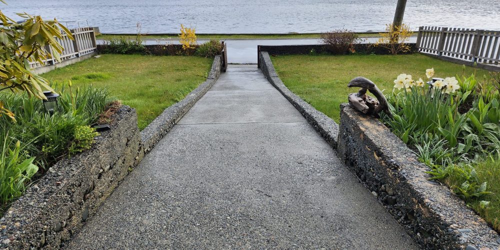 Pressure Washed Driveway